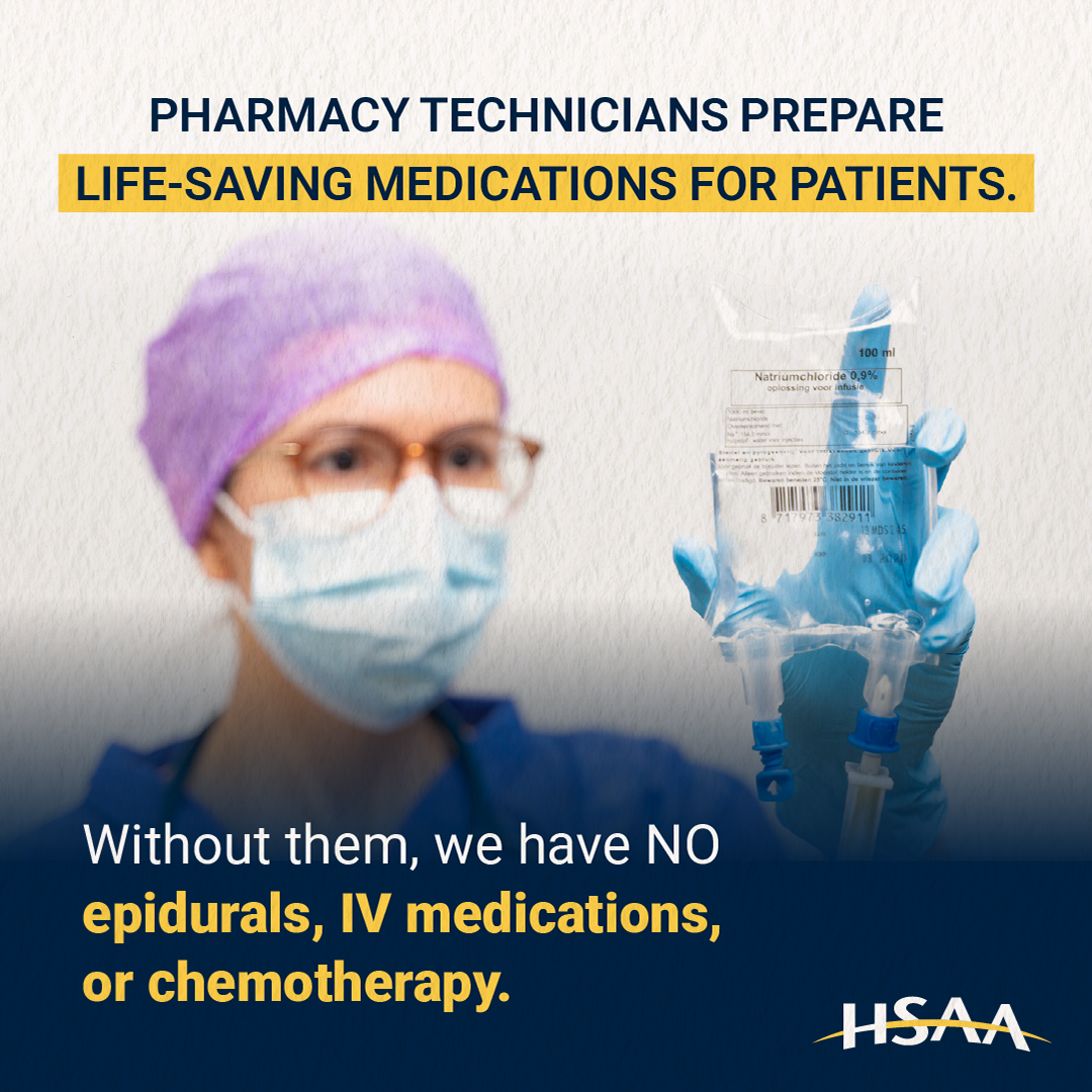 Pharmacy Technicians Prepare Life-Saving Medications